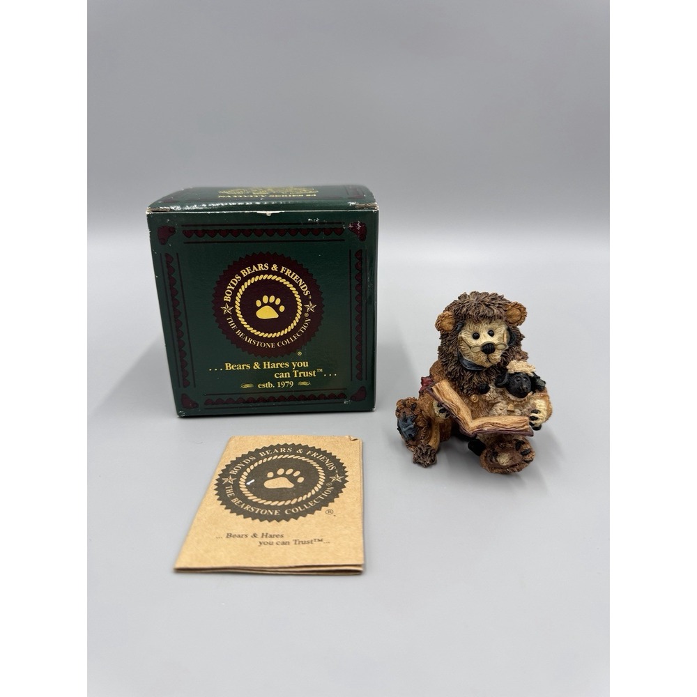 Boyds Bears Nativity Series Caledonia as The Narrator 2412 Bearstone Figurine